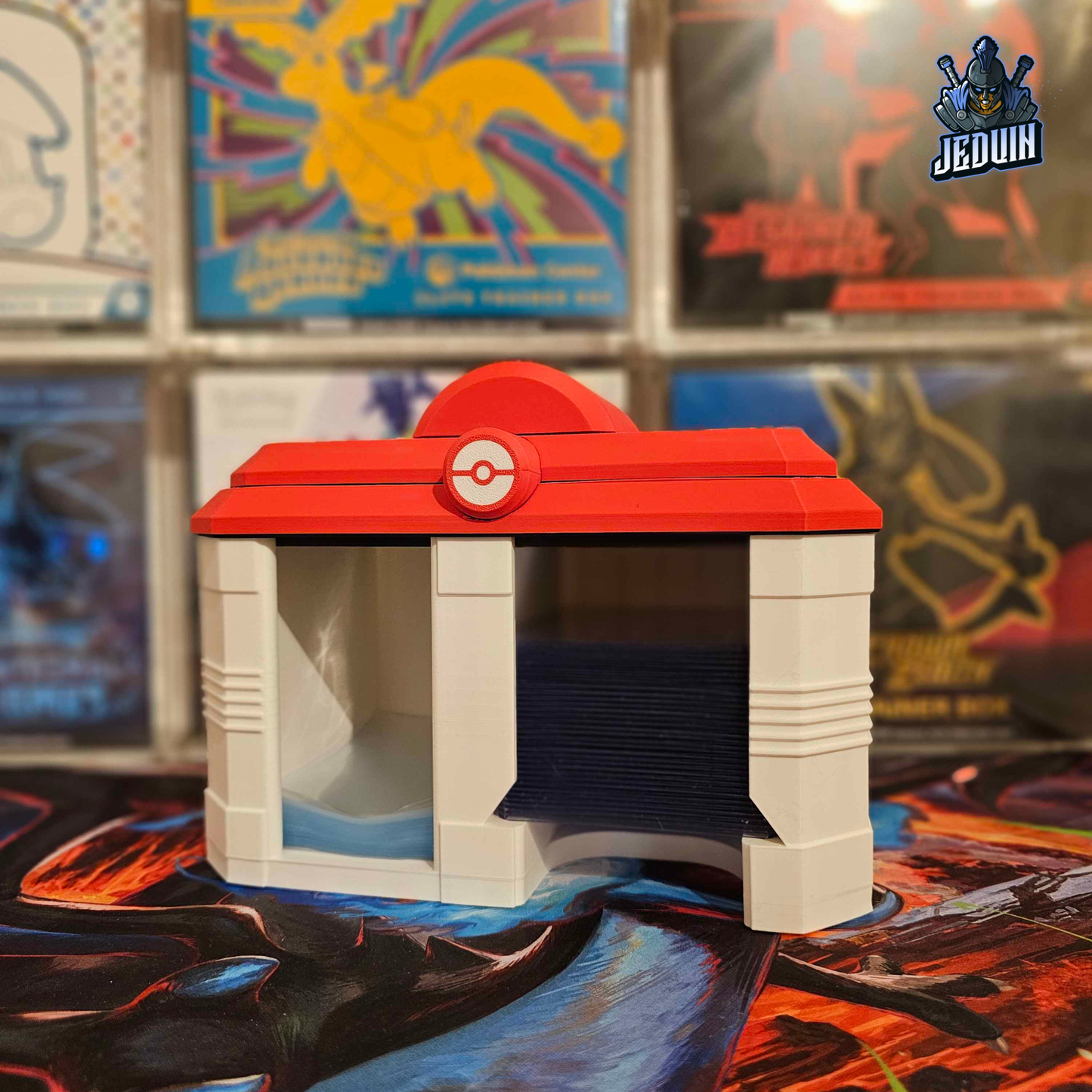 Pokemon Pokemoncenter geinspireerde Toploader & Sleeve Organiser