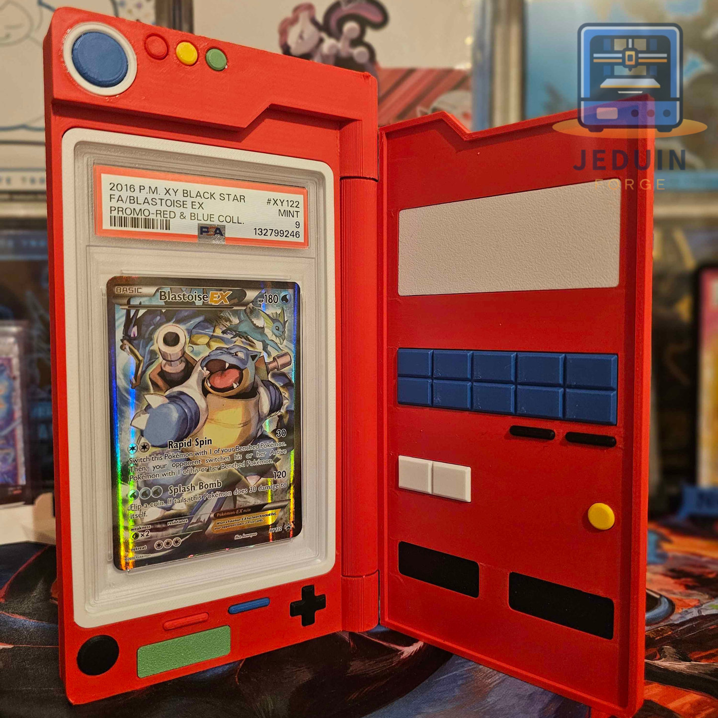 Pokedex Display voor PSA Slabs